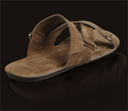Bally Fresney sueded leather sandals via bally.com, $243.00
