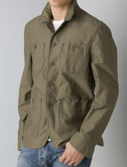 John Varvatos Star USA Men's Four Pocket Work Jacket via Bloomingdales, $296.25