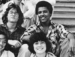 barack obama in high school