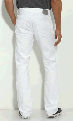 AG Protege in white via AG, $156.00