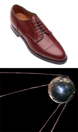 Alden Straight Tip Blucher (& Sputnik 1) via aldenshoes.com, $390.00