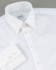 Armani Basic White Dress Shirt via Neiman Marcus, $235.00