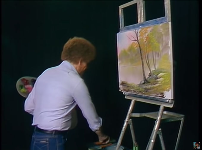 Nothing Got Between Bob Ross and His Calvins