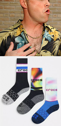 Holy Fucking Shit! Crocs Socks!