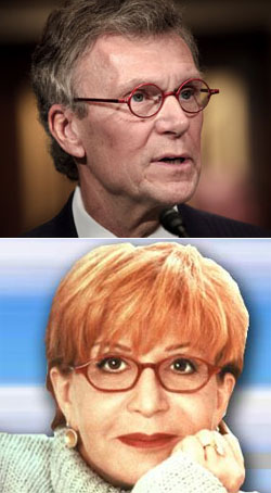 Separated at Birth? Tom Daschle and Sally Jesse Rafael
