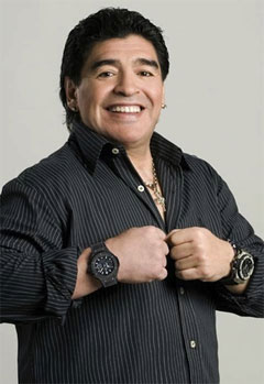 Diego Maradona's Look