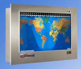 Brushed stainless steel Original Kilburg Geochron via geochron.com, $2130.00