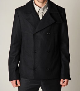 Helmut Lang Heavy Felt Coat via Tobi, $645.00