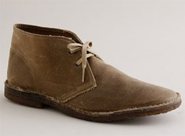 Rugged twill MacAlister boots via J. Crew, $150.00