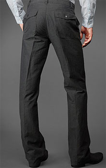 John Varvatos Linen/Cotton Soho Pant via John Varvatos, $298.00