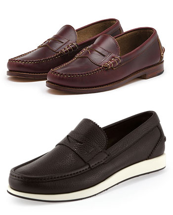 Top: Original Weejuns. Bottom: Ferragamo Twist