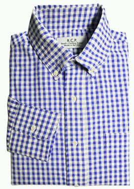 Seersucker Gingham Shirt via Read's Clothing Project, $155.00