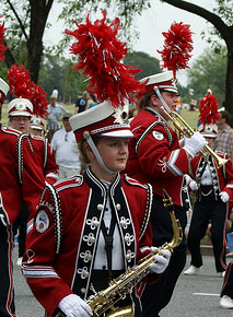 Pulaski Red Raider marching band