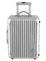 Rimowa Topas Aluminum Cabin Trolley via Colorado Baggage Co., $975.00