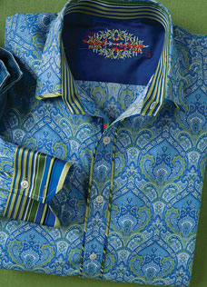 Robert Graham 'Mulin' Sportshirt via Mark Shale, $228.00