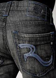 Rock & Republic Floyd in Iron Blue via Rock & Republic, $242.00