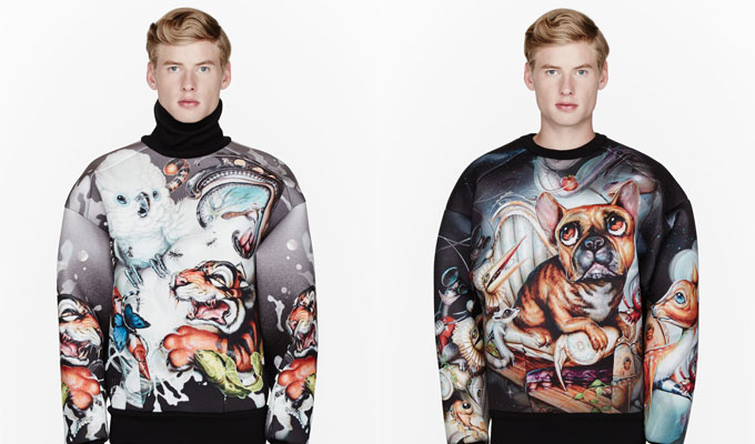 Show Us Your Game Face, Dude! JUUN J. Neoprene Novelty Sweatshirts