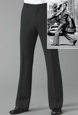 mens black bootcut dress pants