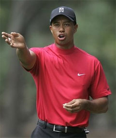 tiger woods nike mock turtleneck