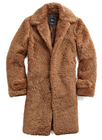 Todd Snyder Shearling Topcoat via Todd Snyder, $1999.00