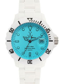 Stained Glass Plasteramic Watch  via Toy Watch, $225.00