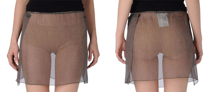 Things We Wish Women Would Wear More Often: Sheer Miniskirts