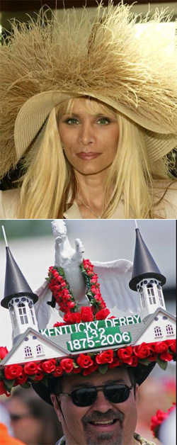 Victoria Gotti (top); Churchill Downs (bottom)